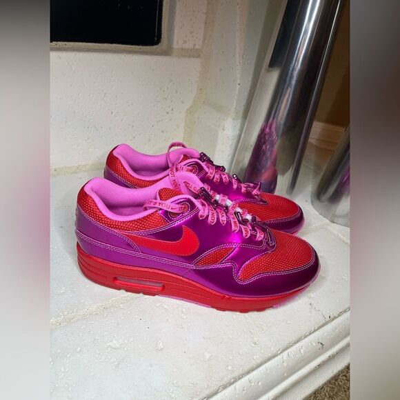 Nike Air Max 1 Premium Valentine’s Day Pack Playful Pink HV2301 Sz 11 - Picture 2 of 7